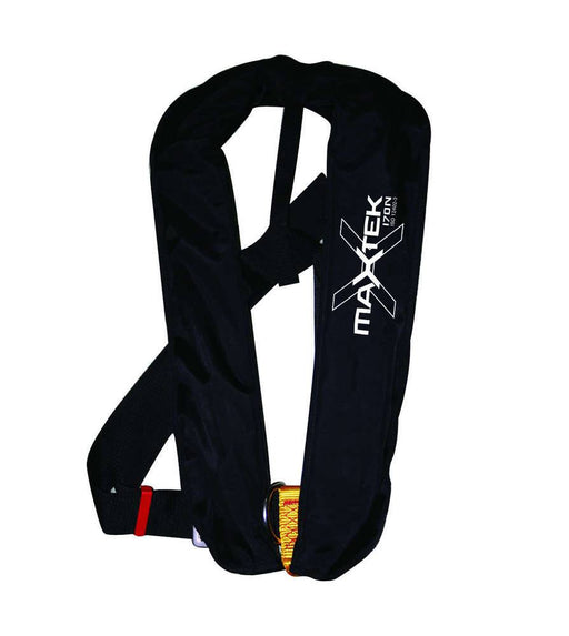 maXtek Manual 170N Lifejacket 50kg plus Adult - Lightweight manual life jacket for safe boating.