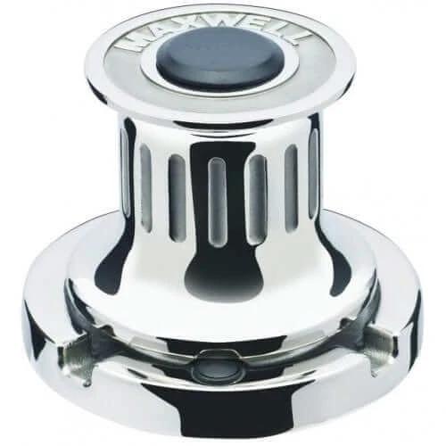 Maxwell Vertical Capstan (600 watt) made of high-quality stainless steel for anchor recovery and rope hauling.