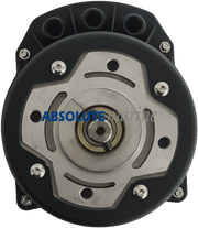 Maxwell Tasman 8-8 V2 Anchor Drum Winch motor top view with watertight cover and mounting brackets.