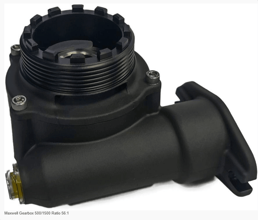 Maxwell Gearbox 500/1500 Ratio 56:1 showing detailed design and structure of the high-quality gearbox.