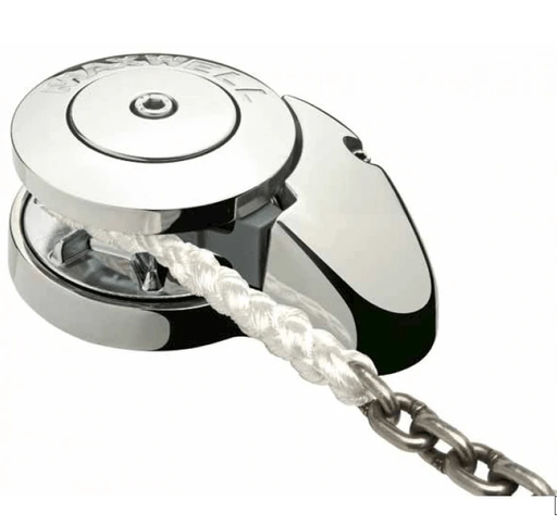Maxwell RC6 Boat anchoring package 4 stainless steel anchor swivel with plaited rope and chain.