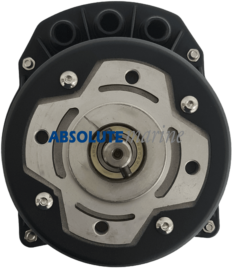 Maxwell Tasman 160 metre Drum Winch motor with watertight cover and adaptable design features.