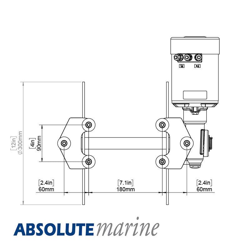 Maxwell Marine Anchor Chain Rope Winches Maxwell Tasman 160 metre Drum Winch