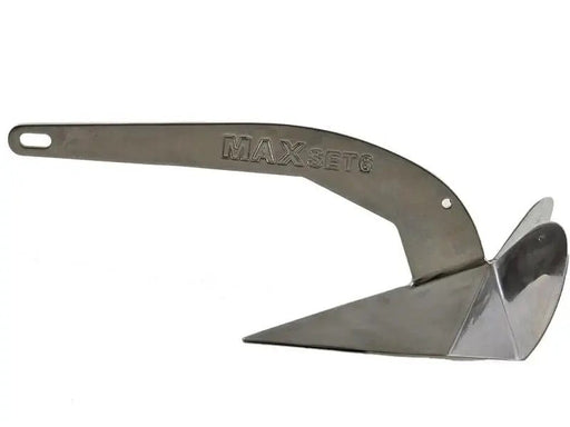 Maxwell Maxset 4kg Anchor - Stainless Steel showing the durable plough design for reliable anchoring.