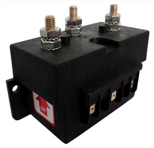 Solenoid 12v 500-1500W - 3 wire, heavy-duty construction, designed for motors, easy installation.