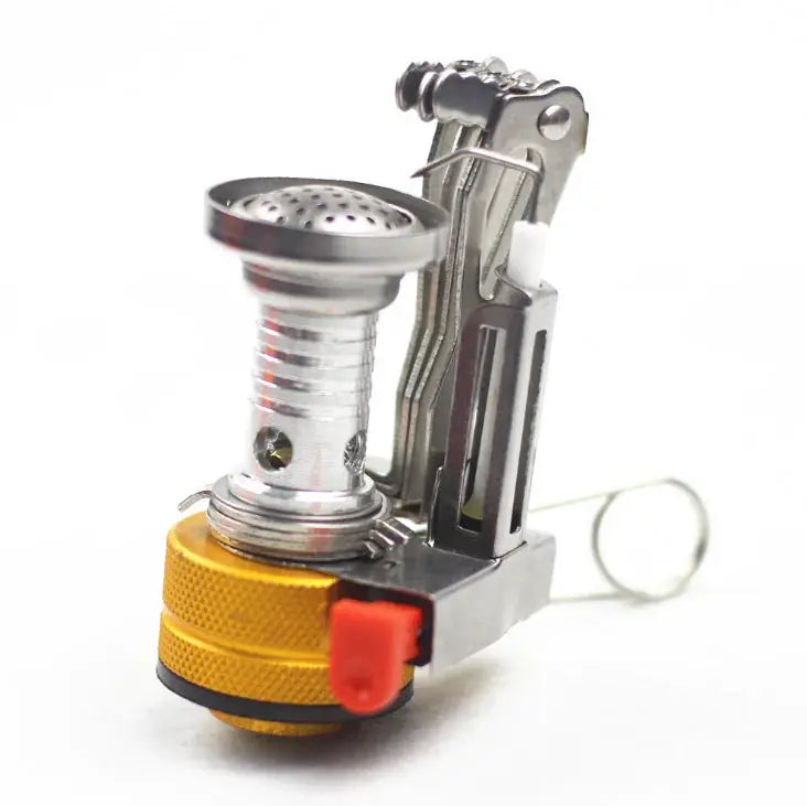 Portable Mini Camping Stove - Lightweight Aluminum Butane Burner for Outdoor Cooking | 1-3 Person Capacity by Mead's Supply & Equipment Outfitters limited