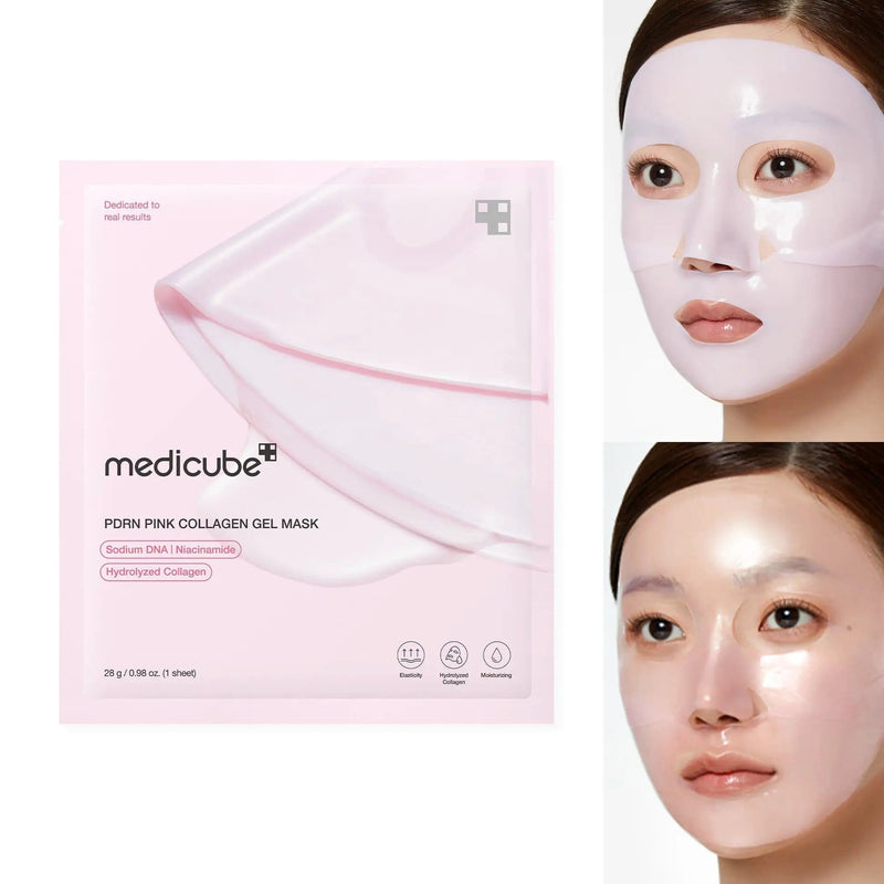 Medicube PDRN Pink Collagen Gel Mask - 4 Pack by Poppy Gifts