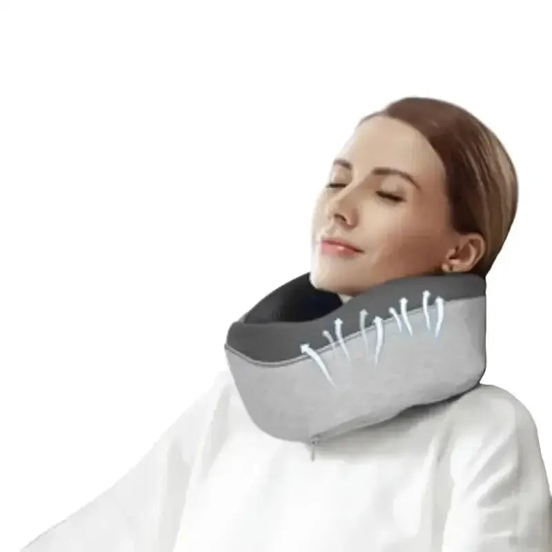 Memory Foam Travel Neck Pillow (2 colours available) by Habicare