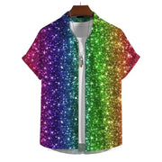 Men’s 3D Print Rainbow Shirt (10 different designs available) by Habicare