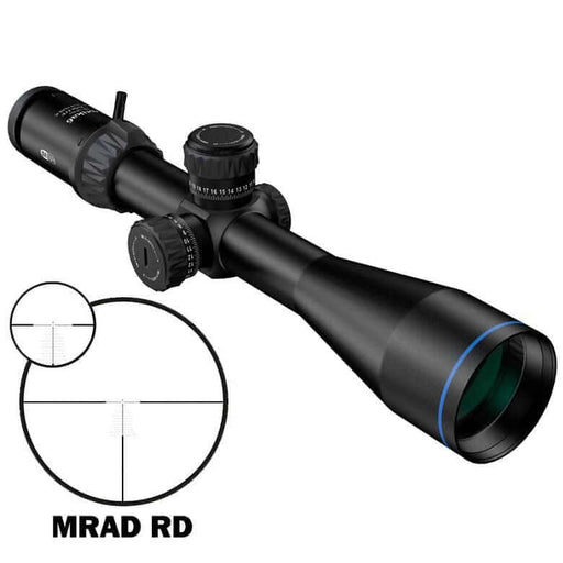 Meopta MeoPro Optika6 5-30×56 FFP RD MRAD scope with MRAD reticle and precision optical design.