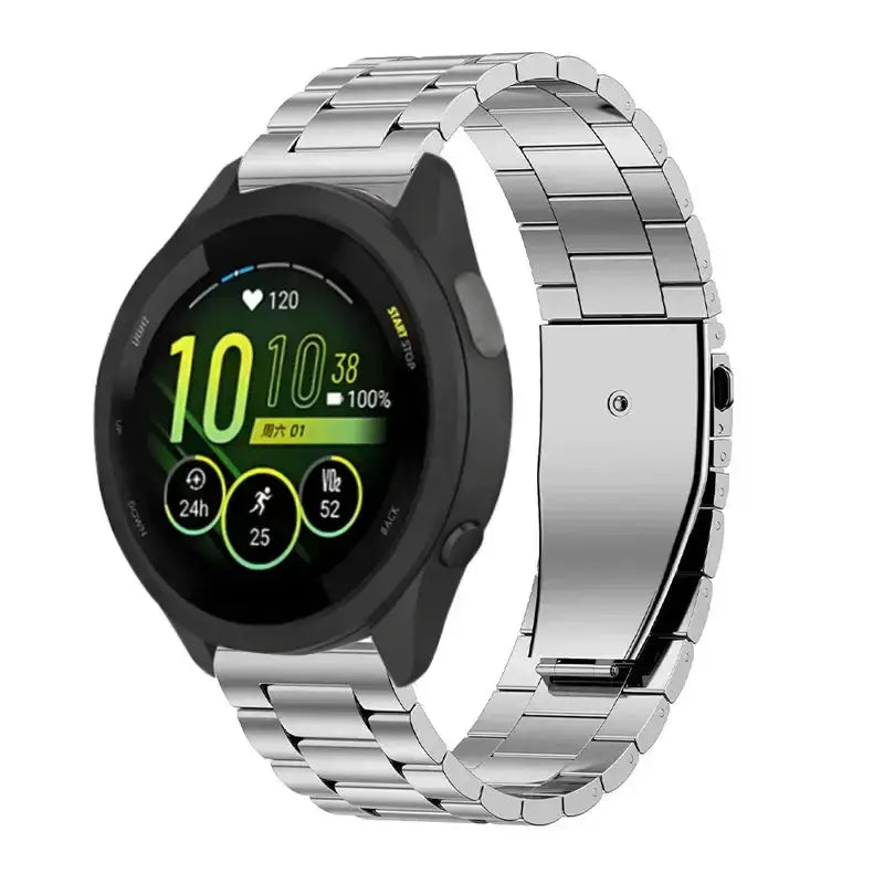 Metal Band for the Garmin Forerunner/Venu/Vivomove Series (18mm/20mm/22mm) (4 colours available) by Habicare