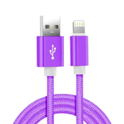 Metal Braided USB Cable for iPhone & iPad – 1m/2m/3m by Habicare