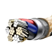 Metal Braided USB Cable for iPhone & iPad – 1m/2m/3m by Habicare