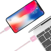 Metal Braided USB Cable for iPhone & iPad – 1m/2m/3m by Habicare