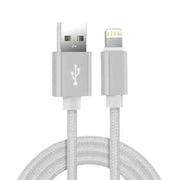 Metal Braided USB Cable for iPhone & iPad – 1m/2m/3m by Habicare