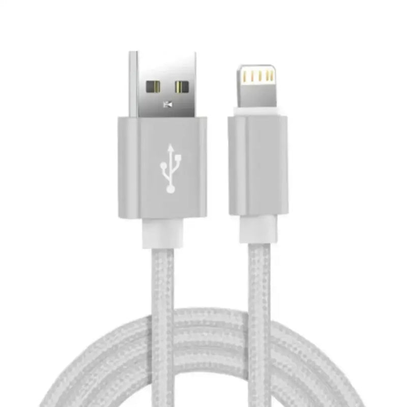 Metal Braided USB Cable for iPhone & iPad – 1m/2m/3m by Habicare