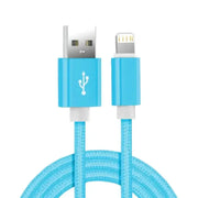 Metal Braided USB Cable for iPhone & iPad – 1m/2m/3m by Habicare