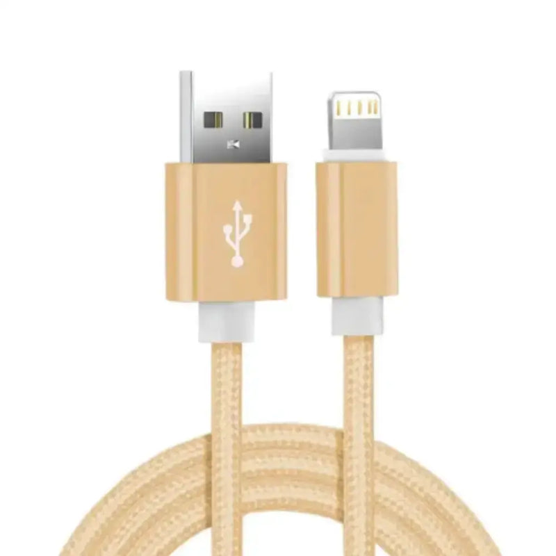Metal Braided USB Cable for iPhone & iPad – 1m/2m/3m by Habicare