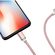 Metal Braided USB Cable for iPhone & iPad – 1m/2m/3m by Habicare