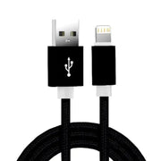 Metal Braided USB Cable for iPhone & iPad – 1m/2m/3m by Habicare