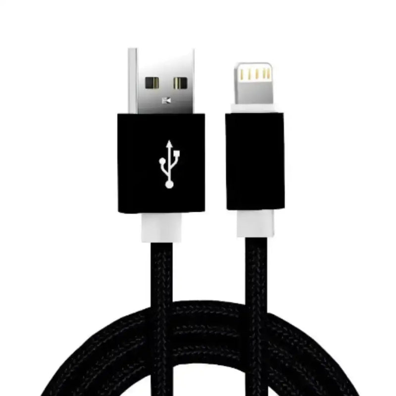 Metal Braided USB Cable for iPhone & iPad – 1m/2m/3m by Habicare