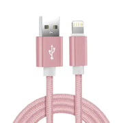 Metal Braided USB Cable for iPhone & iPad – 1m/2m/3m by Habicare