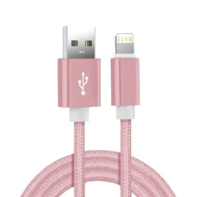 Metal Braided USB Cable for iPhone & iPad – 1m/2m/3m by Habicare