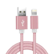 Metal Braided USB Cable for iPhone & iPad – 1m/2m/3m by Habicare