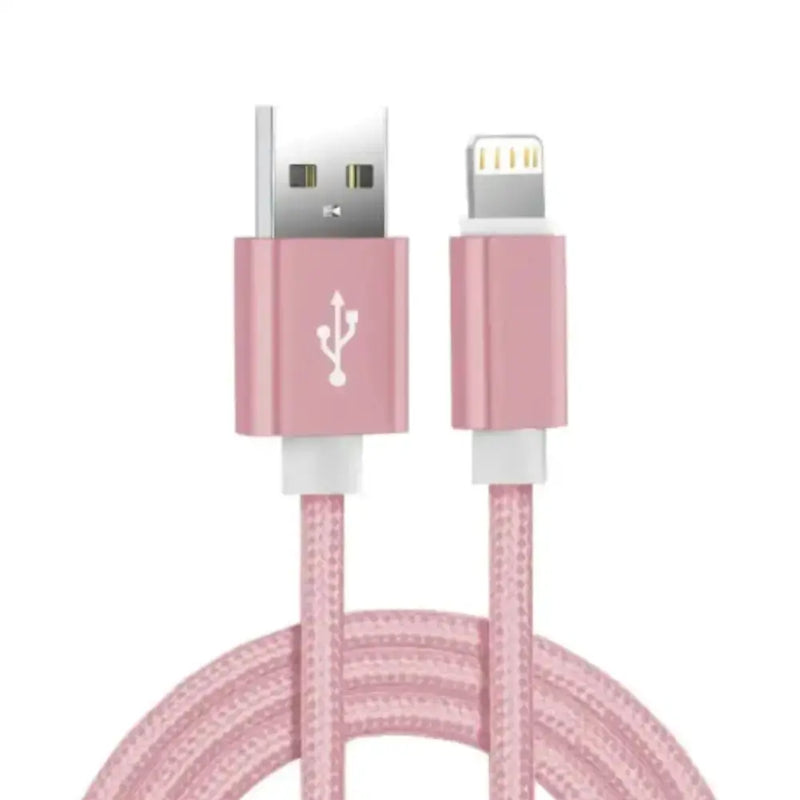 Metal Braided USB Cable for iPhone & iPad – 1m/2m/3m by Habicare