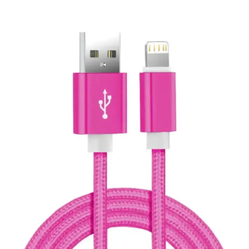Metal Braided USB Cable for iPhone & iPad – 1m/2m/3m by Habicare