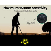 SportZone.co.nz Electronics > Gadgets > Metal Detectors Waterproof Metal Detector With 160mm Deep Pinpointer Treasure Hunter Waterproof Metal Detector With 160mm Pinpointer
