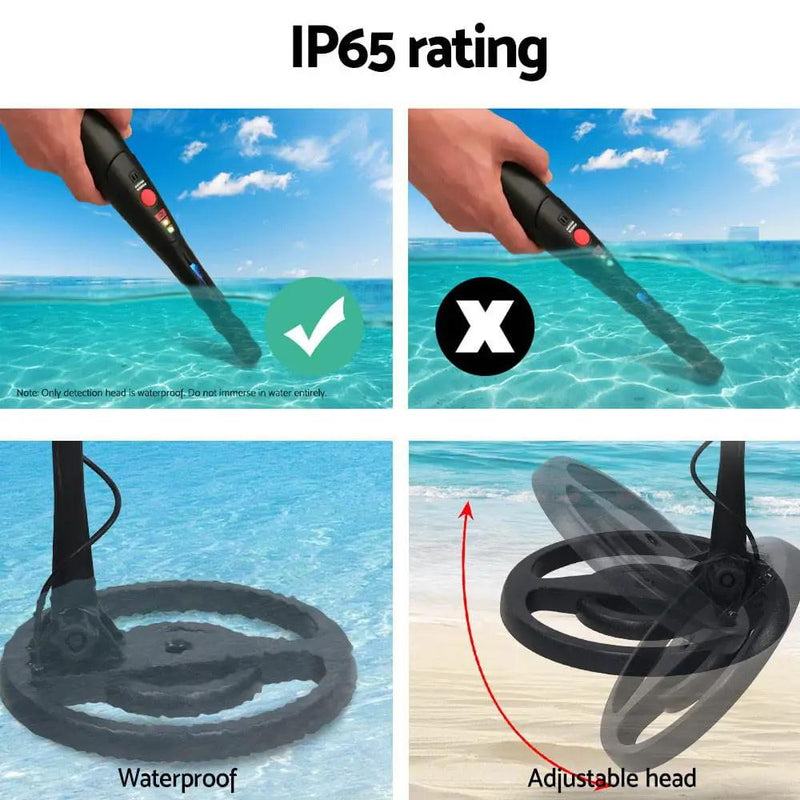 SportZone.co.nz Electronics > Gadgets > Metal Detectors Waterproof Metal Detector With 160mm Deep Pinpointer Treasure Hunter Waterproof Metal Detector With 160mm Pinpointer