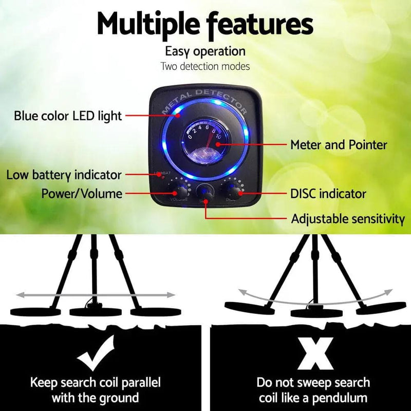 SportZone.co.nz Electronics > Gadgets > Metal Detectors Waterproof Metal Detector With 160mm Deep Pinpointer Treasure Hunter Waterproof Metal Detector With 160mm Pinpointer