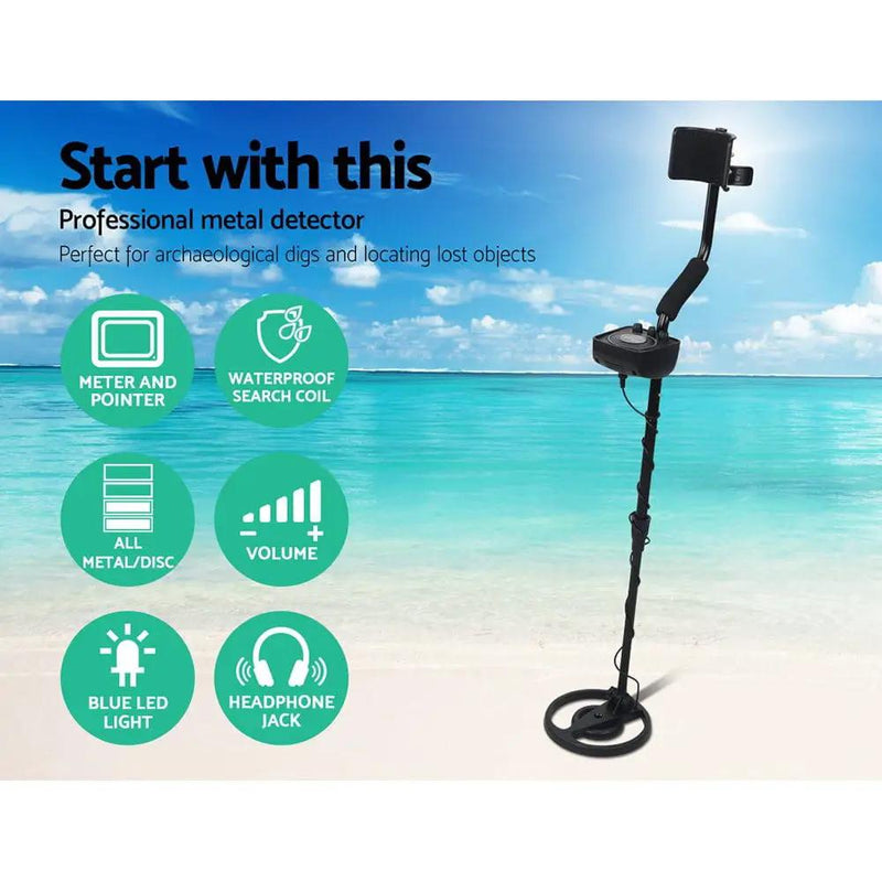 Metal Detector 160MM Deep Sensitive Waterproof Treasure Hunter Gold Digger by SportZone.co.nz