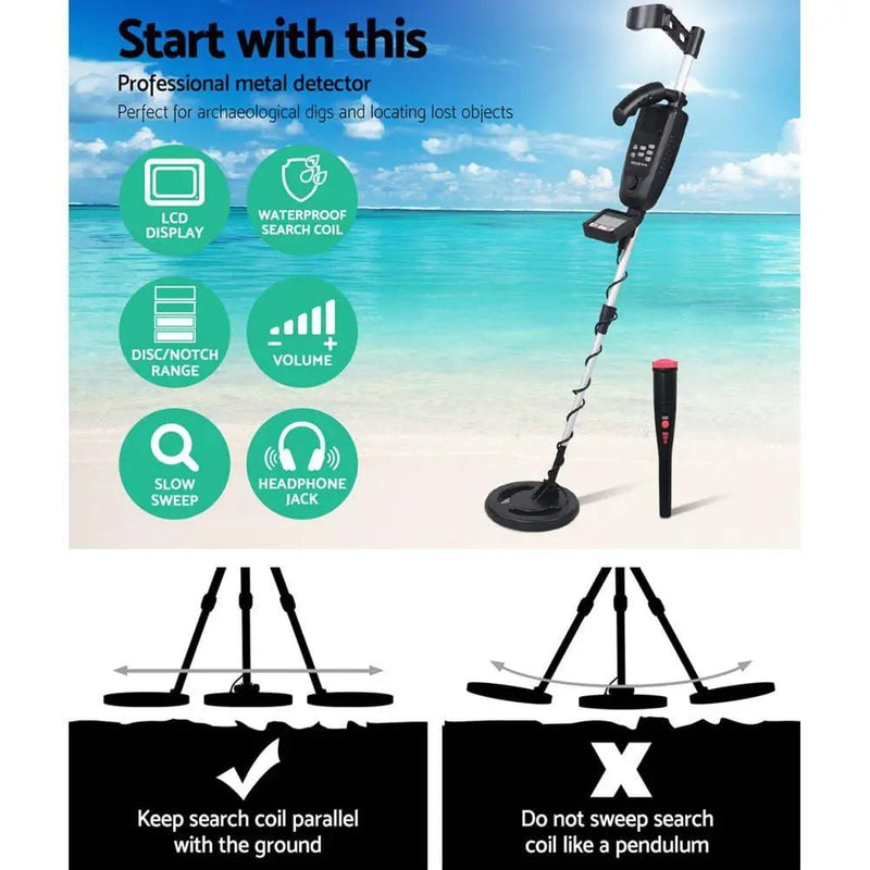 SportZone.co.nz Electronics > Gadgets > Metal Detectors Metal Detector 180MM Deep Sensitive Water Resistant Pinpointer Treasure Hunter Metal Detector 180MM Deep Sensitive Water Resistant Pinpointer Treasure Hunter