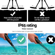SportZone.co.nz Electronics > Gadgets > Metal Detectors Waterproof Metal Detector With 180mm Pinpointer Treasure Hunter Kit Waterproof Metal Detector With 180mm Pinpointer