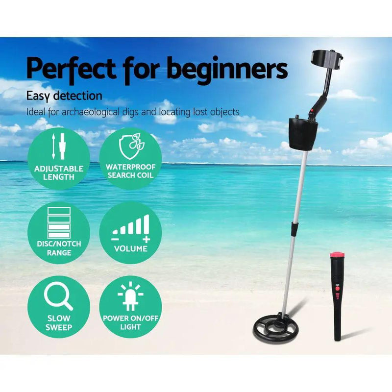 SportZone.co.nz Electronics > Gadgets > Metal Detectors Waterproof Metal Detector With 180mm Pinpointer Treasure Hunter Kit Waterproof Metal Detector With 180mm Pinpointer