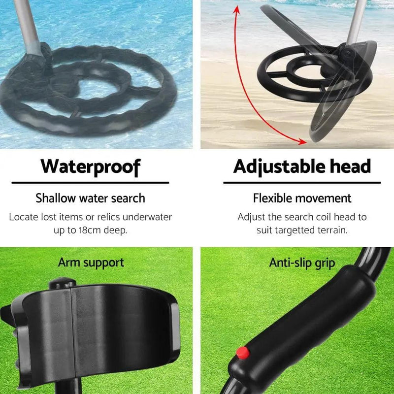 SportZone.co.nz Electronics > Gadgets > Metal Detectors Waterproof Metal Detector With 180mm Pinpointer Treasure Hunter Kit Waterproof Metal Detector With 180mm Pinpointer