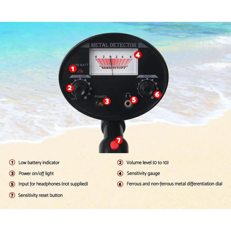 SportZone.co.nz Electronics > Gadgets > Metal Detectors Waterproof Metal Detector With 180mm Pinpointer Treasure Hunter Kit Waterproof Metal Detector With 180mm Pinpointer