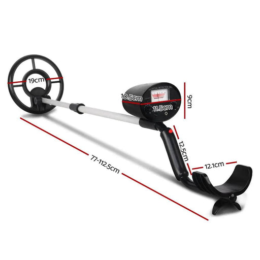Metal Detector 180MM Deep Sensitive Waterproof Treasure Hunter Gold Digger Black by SportZone.co.nz