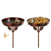 Metal Garden Bird Bath (3 designs available) by Habicare
