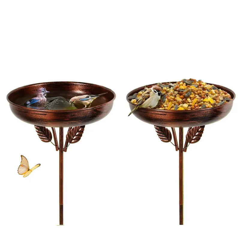 Metal Garden Bird Bath (3 designs available) by Habicare
