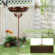 Metal Garden Bird Bath (3 designs available) by Habicare