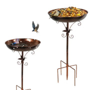 Metal Garden Bird Bath (3 designs available) by Habicare