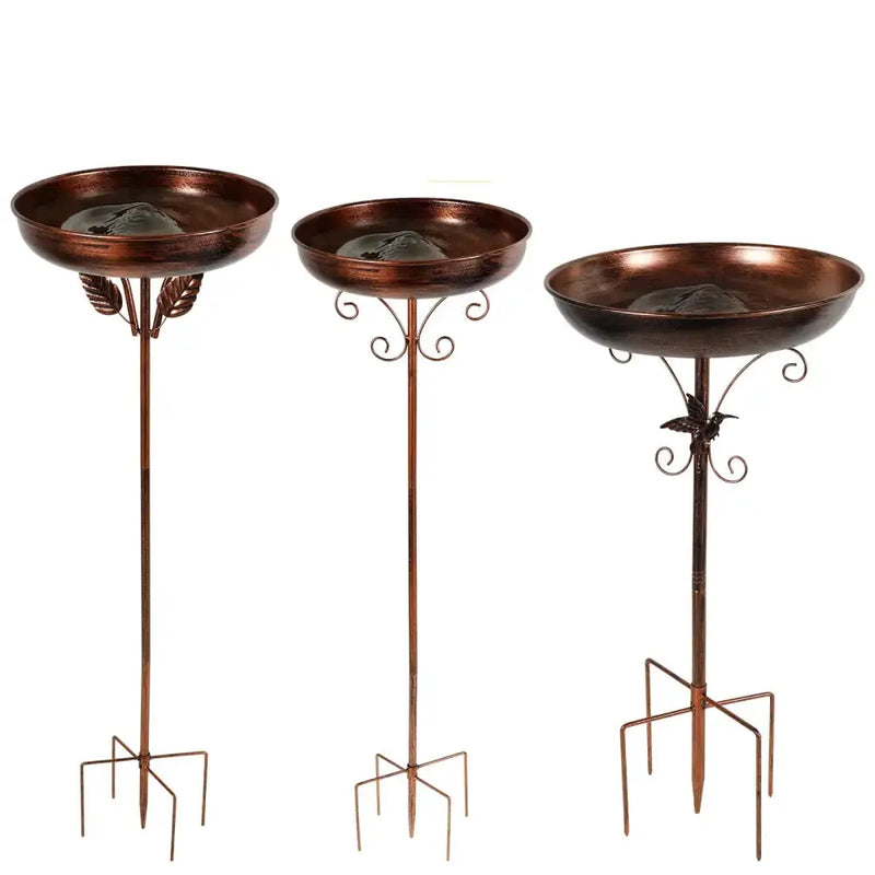 Metal Garden Bird Bath (3 designs available) by Habicare