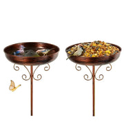 Metal Garden Bird Bath (3 designs available) by Habicare
