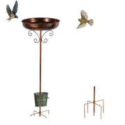 Metal Garden Bird Bath (3 designs available) by Habicare