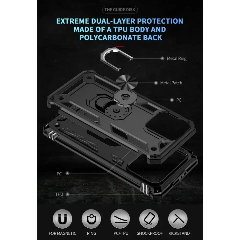 Rugged Case iPhone (iPhone 13 - iPhone 15 Series) - Available in Multiple Colours by Habicare