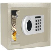 Metal Storage Safe with Keypad Lock (available in Black & Khaki) by Habicare
