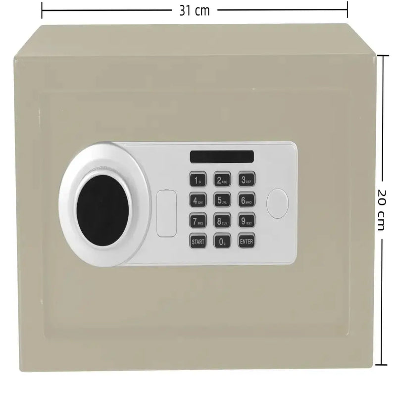 Metal Storage Safe with Keypad Lock (available in Black & Khaki) by Habicare